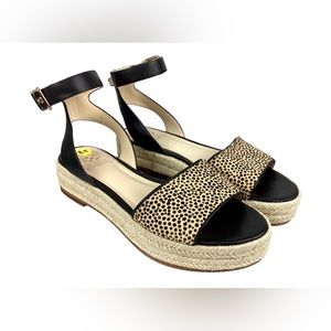 Vince Camuto Kathalia Platform Animal Print Espardrille Sandals